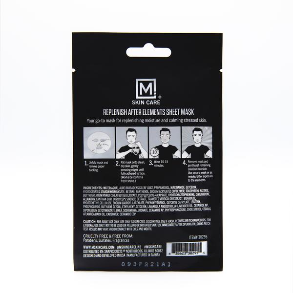 M. Skin Care - Replenish After Elements Sheet Mask - Miss Spa HK