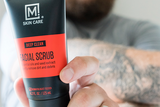 M. Skin Care -  Charcoal Peel + Facial Scrub Cleansing Set